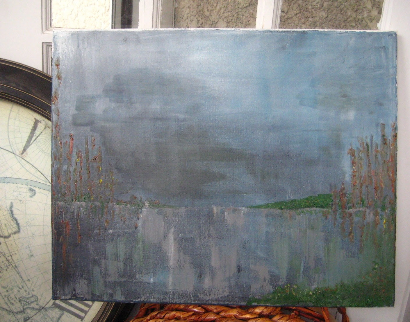 Original Oil Painting - A Hymn of the River