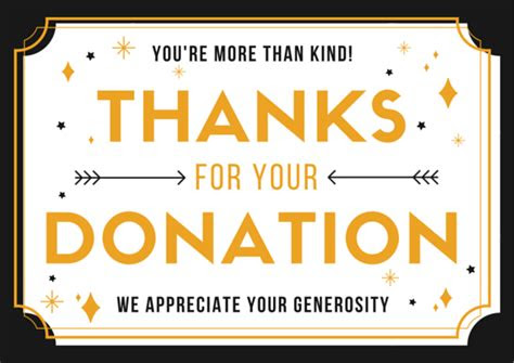  donation thank you letter samples free printable cards