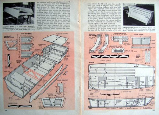build 8-ft john jon camping boat fishing pram diy plans ebay