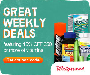 (1/13 - 1/19) 15% off Vitamin orders of $50+