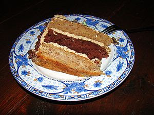 English: walmut cake