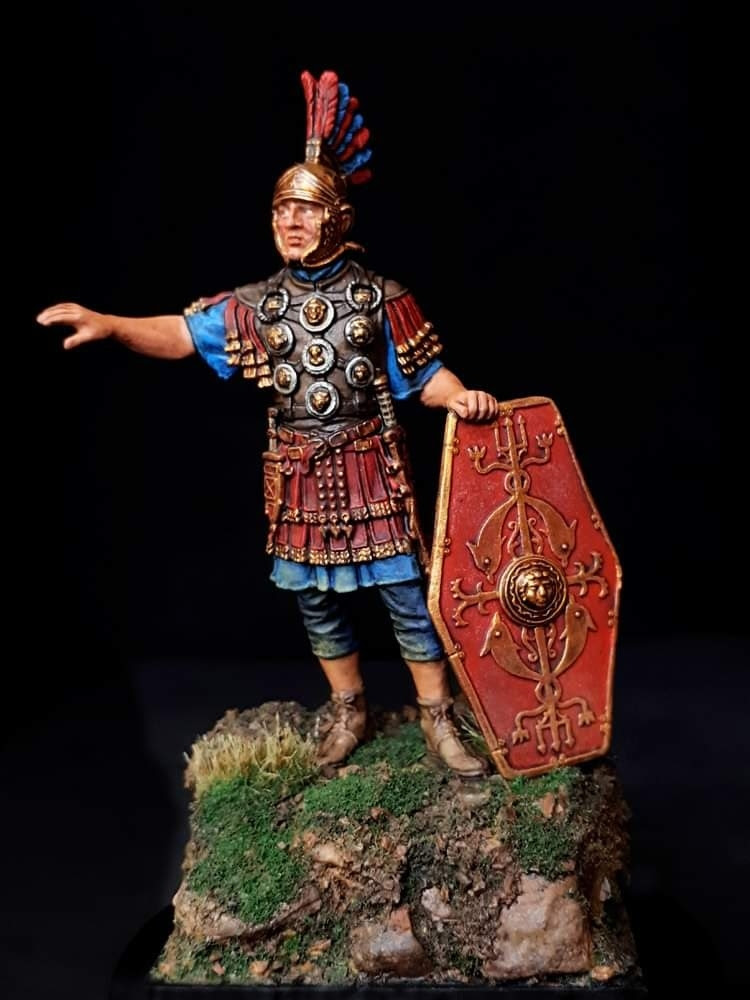 Roman Tribune Of 2nd Auxiliary Legion By Craig Fairclough Putty Paint
