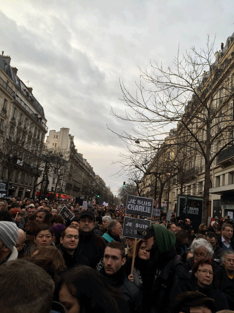 Un cortège impressionnant.