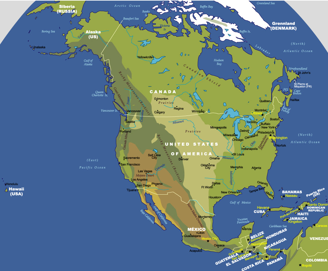 North America Maps
