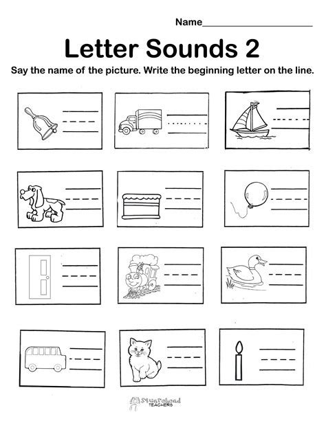  letter sounds free worksheets squarehead teachers