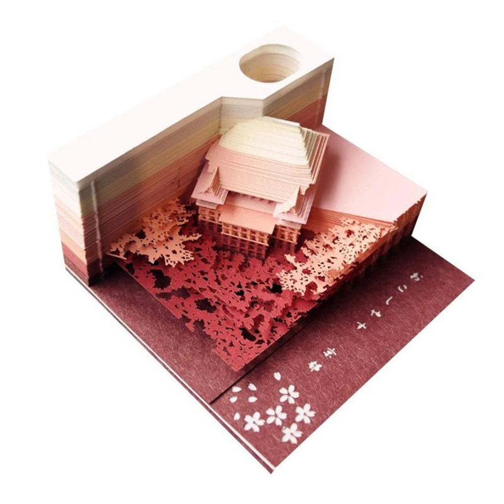 Kiyomizu Temple Japan Memo Pad Without Led Omoshiroi Block Oficial Store