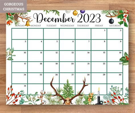  editable watercolor calendar 2023 bundle cute printable etsy finland