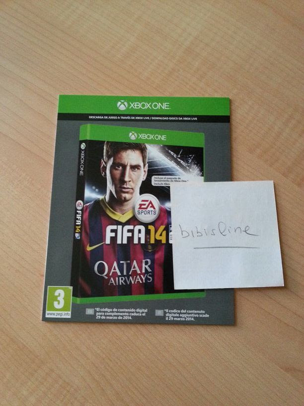 VENDO Código descarga FIFA 14 Xbox One