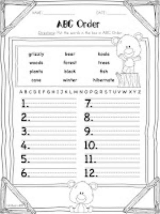 3 Spring Alphabetical Order Downloads for First Grade ...