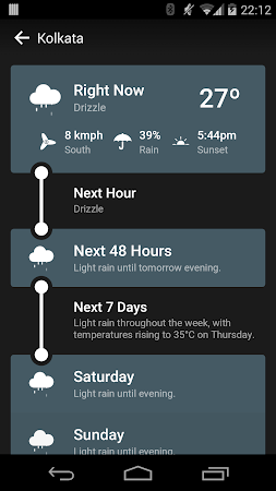 Weather Timeline - Forecast - screenshot