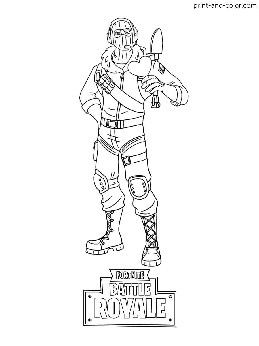 Fortnite coloring pages  Print and Color.com