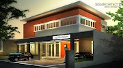 Konsep Desain Kantor Desa 2 Lantai, Gambar Gapura