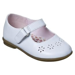 Product Image Pre-Walk Girls' Circo® Ailee Mary Jane Dress Shoes - White