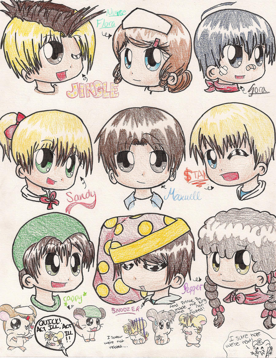 Hamtaro Humanized Crew 2 by StaraLaura on DeviantArt