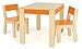 P'kolino Little One's Table and Chairs - Orange
