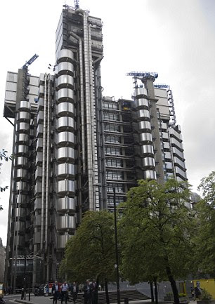 Lloyds building, famous for having all it's services built outside, is owned by a German bank