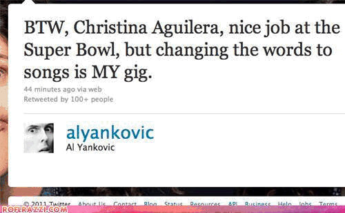 Singing the National Anthem at the Superbowl