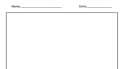 Printable Primary Writing Paper With Picture Box