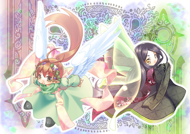 イラスト コミックイラスト 女の子 活発 子供 天使 妖精 かわいい ファンタジー 此林ミサ イラスト無料素材のイラスト屋さん イラスト 発注 イラストレーター募集も