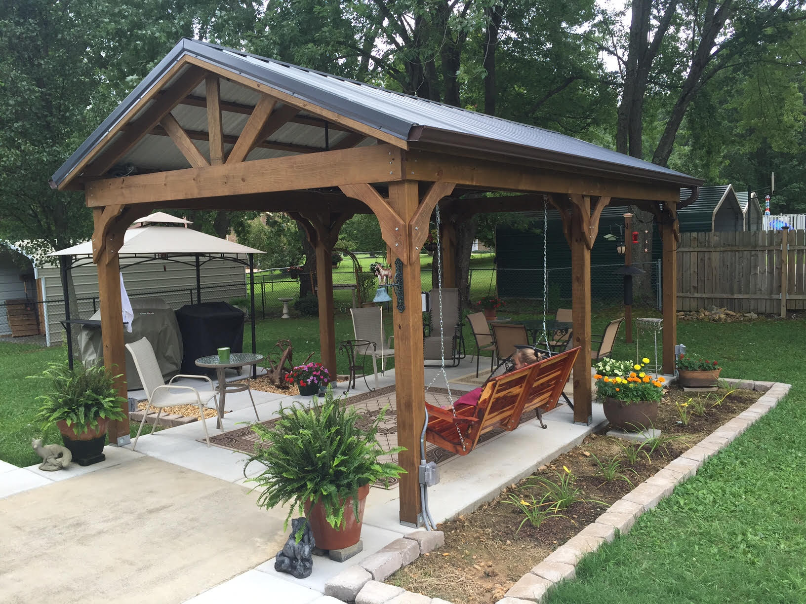 Pavilion Pergola | Tennessee Pergolas, Playsets, Storage ...