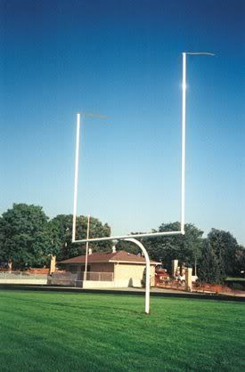 field goal post cast