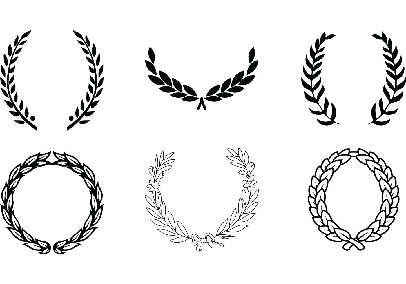 Download Vector Wreaths - Download Free Vector Art, Stock Graphics ...