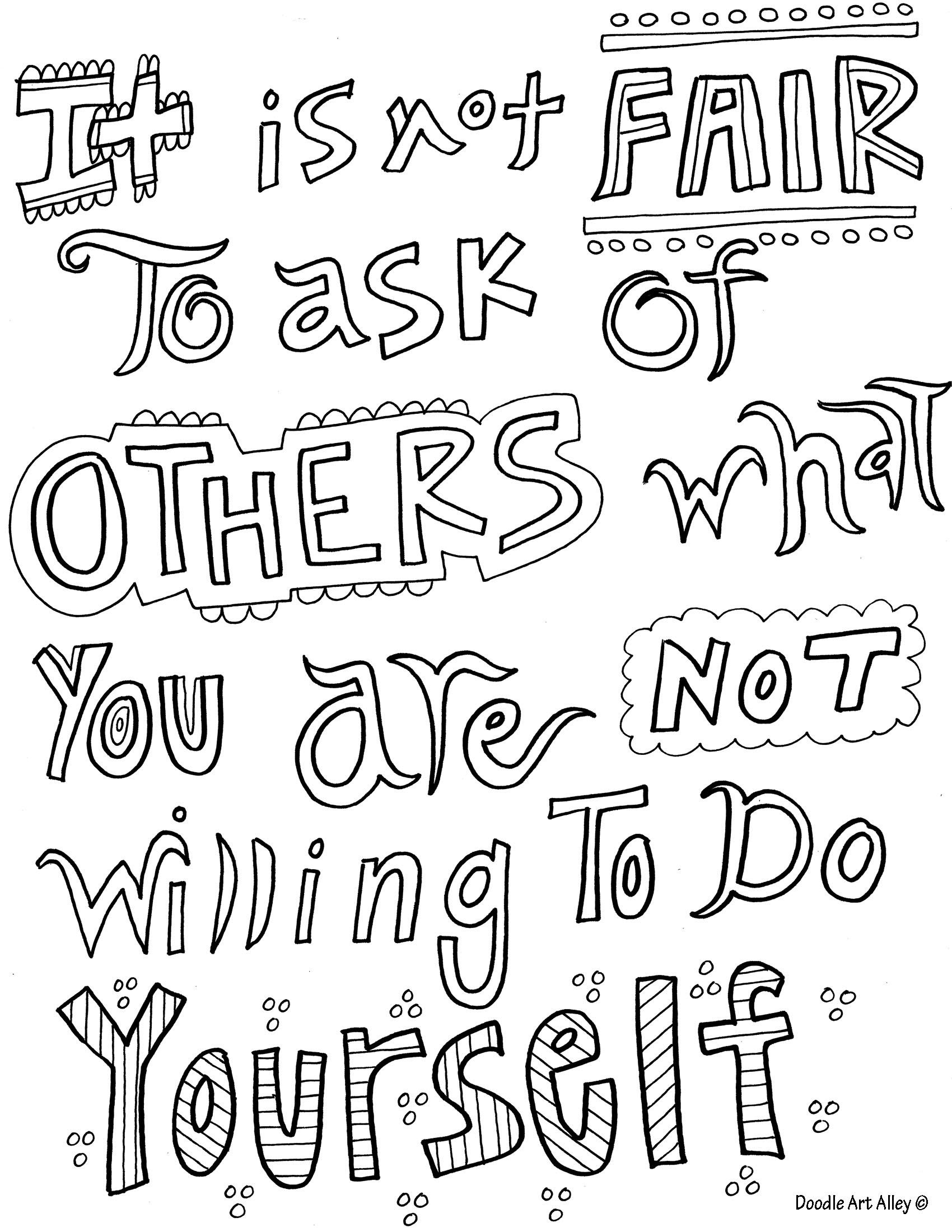 Download Inspirational Quotes Coloring Pages. QuotesGram