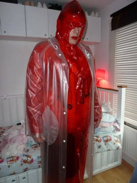 Large mat size ensures no mess reaches the floors — just wipe clean after use. Red PVC raincoat & layers | Nanny Alice's Nursery - Adult