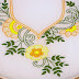 Beautiful Neck Design Tutorial Step by Step, Hand Embroidery Neck Design...