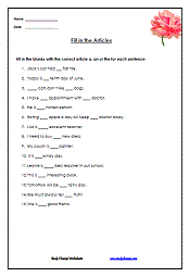 Article Worksheets Studychamps
