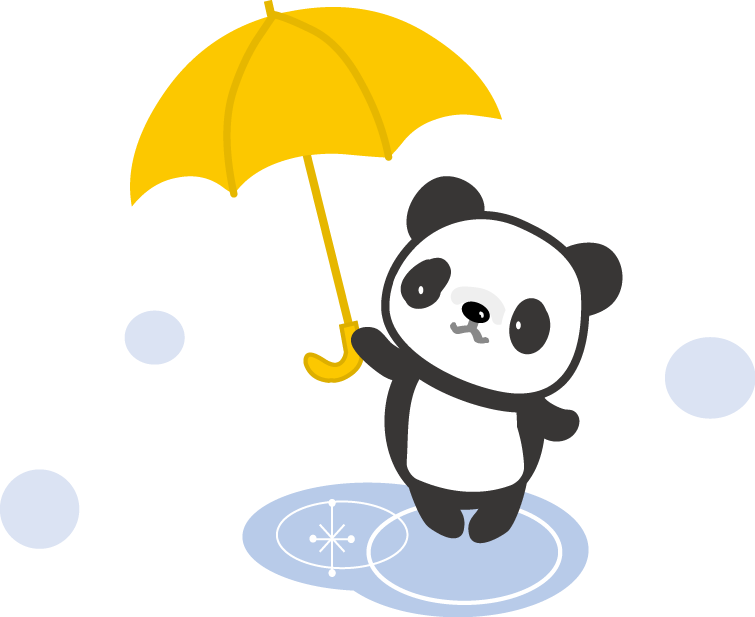 パンダのイラスト 無料イラスト