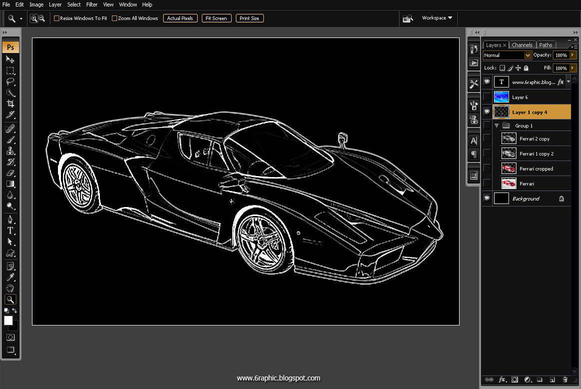Turn your photograph into a sketch