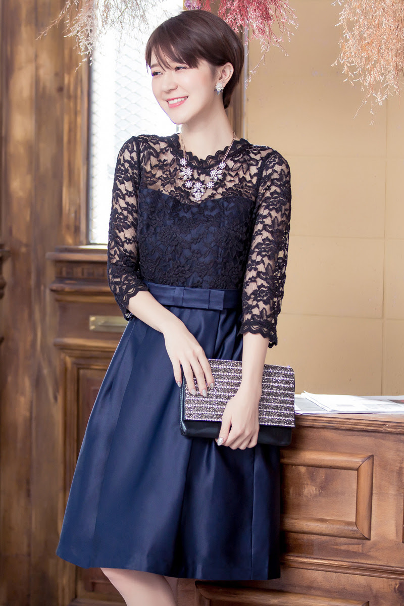 ダントツで可愛いネイビーの結婚式ワンピースドレスの魅力に迫る 人気のネイビードレスtop10 Dress Code Note