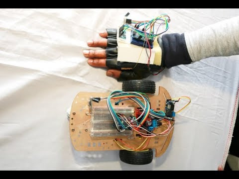 Hand Gesture Controlled Robot 