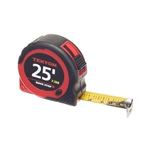 TEKTON 71953 25-Foot by 1-Inch Tape Measure