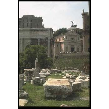 A3 Box Canvas 30x42cm 12x18inch Italian Italy 111025 - View Of San Giuseppe Del Falegnami From Roman Forum A3 Box Canvas 30x42cm 12x18inch Italian Italy 111025 - View Of San Giuseppe Del Falegnami From Roman Forum