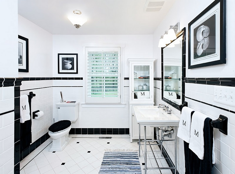 Black And White Bathrooms Design Ideas Decor And Accessories Black And White Bathrooms Design Ideas Decor And Accessories