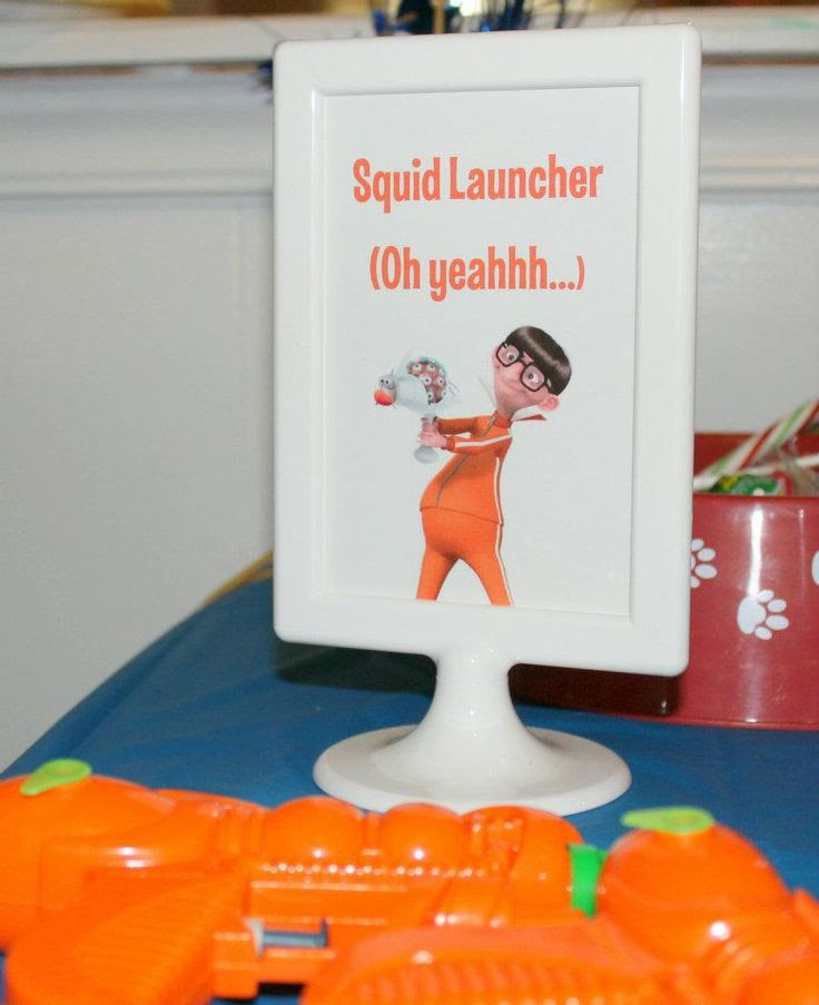 water guns for Vector's squid launchers (oh yeah...) despicable me birthday party