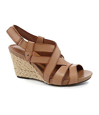 Clarks Womens Kyna Wit Wedge Sandals #Dillards
