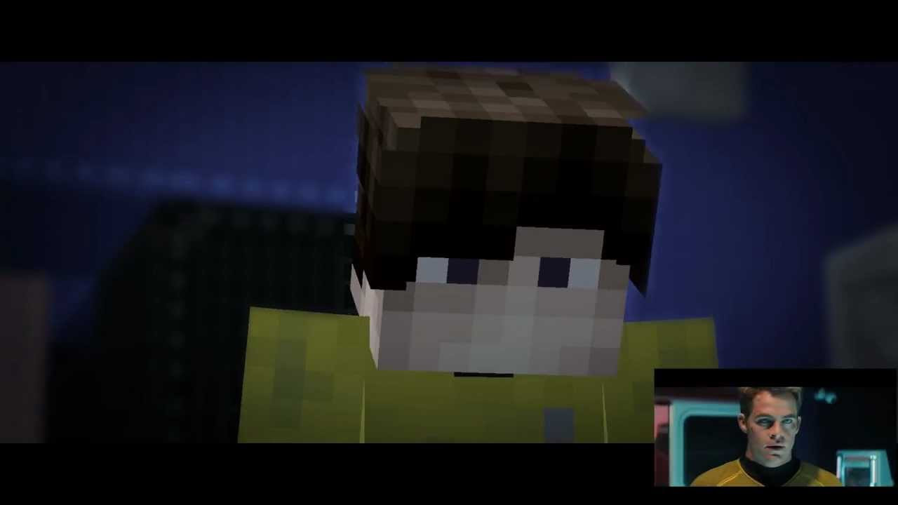 Minecraft - Star Trek: Into Darkness trailer [M2M] Side-by 