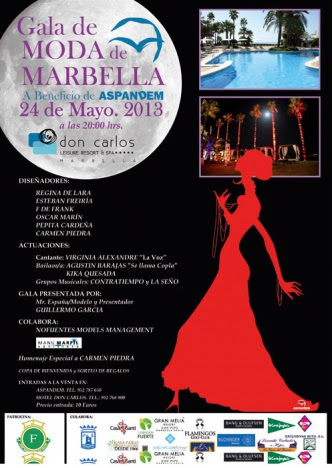 El Ayuntamiento colabora con la asociación Aspandem en la celebración el próximo 24 de mayo de la Gala de Moda de Marbella
