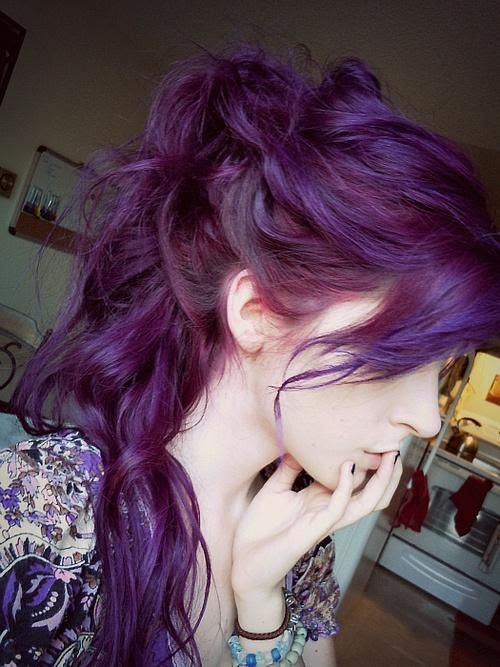 16 Glamorous Purple Hairstyles - Pretty Designs