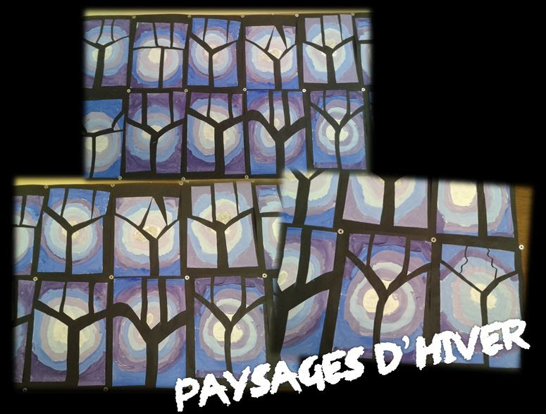 Paysages D Hiver Le Petit Cartable De Sanleane
