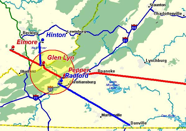 map of west virginia rivers. River into West Virginia
