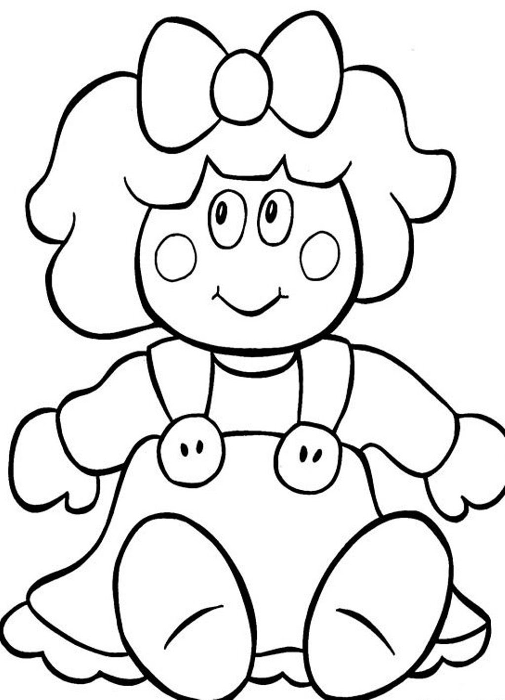 Download Doll coloring pages to download and print for free