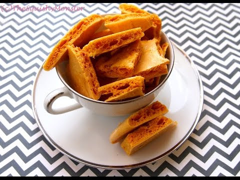 VIDEO : 5 minute candy recipe for hokey pokey / honeycomb toffee - easy crisp and chewy candy. best of all, no thermometer required and it only takes less than 5 minutes to make. ingredients: 1/2 c ...