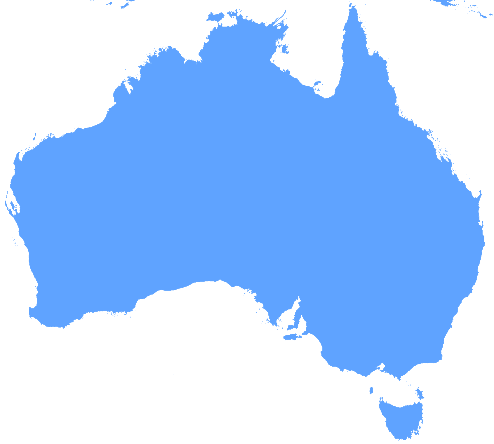Blank Australia Map - ClipArt Best