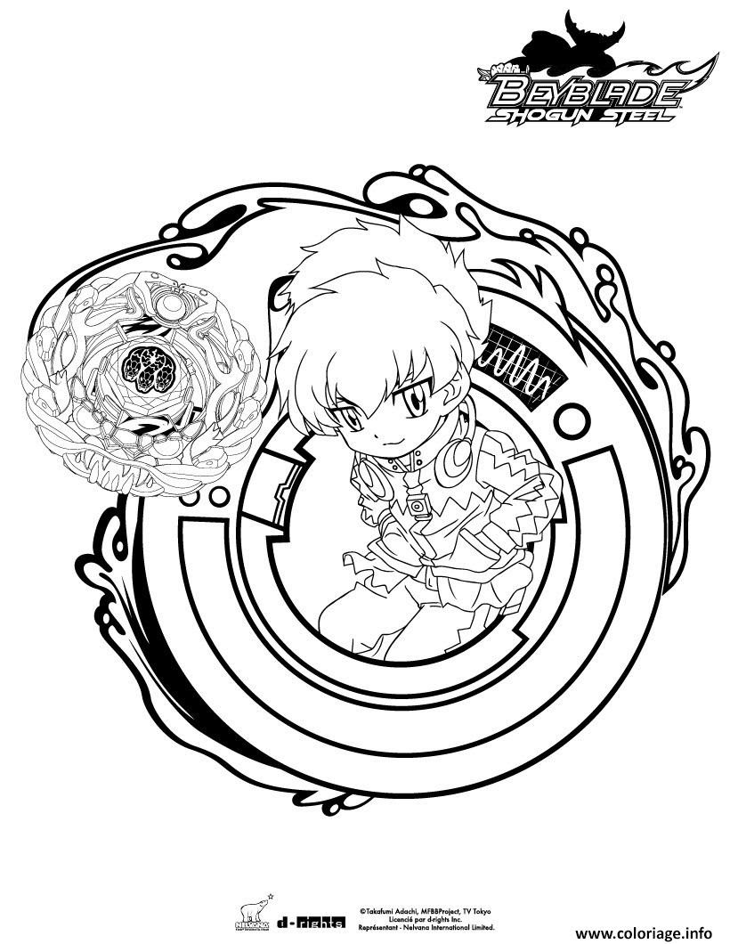 Coloriage Beyblade 4 Jecoloriecom