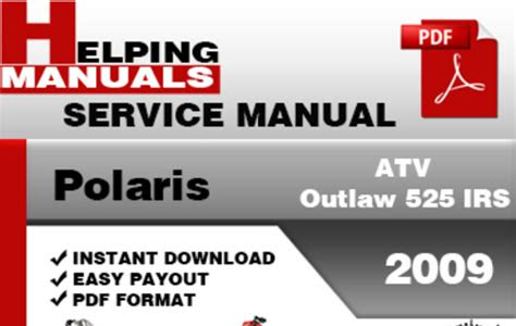 Download PDF Online polaris outlaw 450 mxr 525 s 525 irs 2009 factory service repair manual download BookBoon PDF