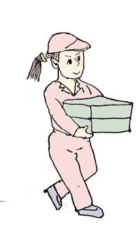 働く かわいい 作業者 女性
